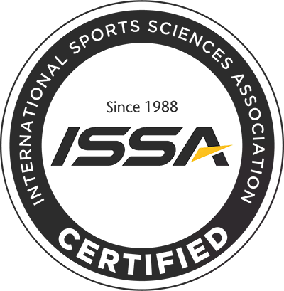 issa certified personal trainer badge